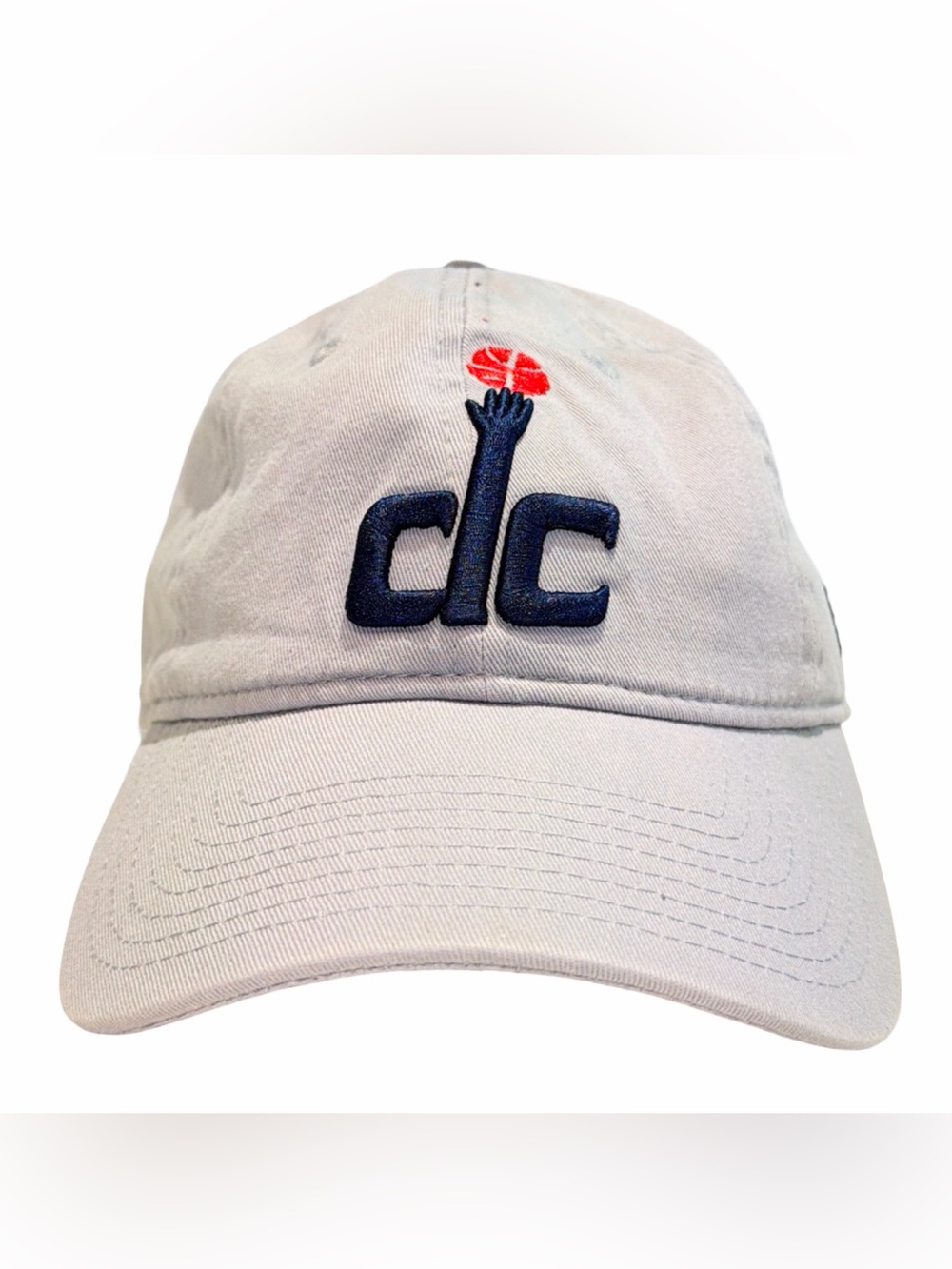 DC United Baseball Cap | US Soccer | MLS| Gray, Red